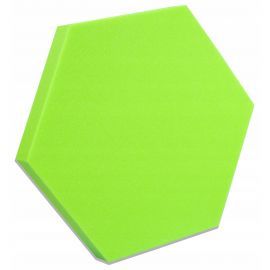 Akustikpaneel Hexagon grün 50x50cmx3cm selbstverlöschender