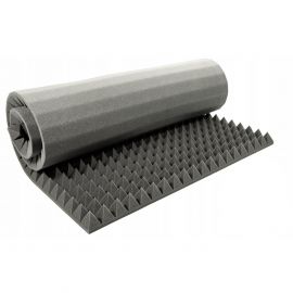 Akustischer Schallschutzschaum PYRAMID 40mm 200x100cm ohne Kleber, nicht brennbar