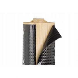 Selbstklebende schwarze Aluminium-Butylmatte 2,5 mm 25 x 25 cm AB-25